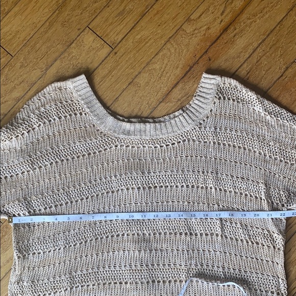 Belle du Jour Tan Wide Neck Sweater - Picture 4 of 7